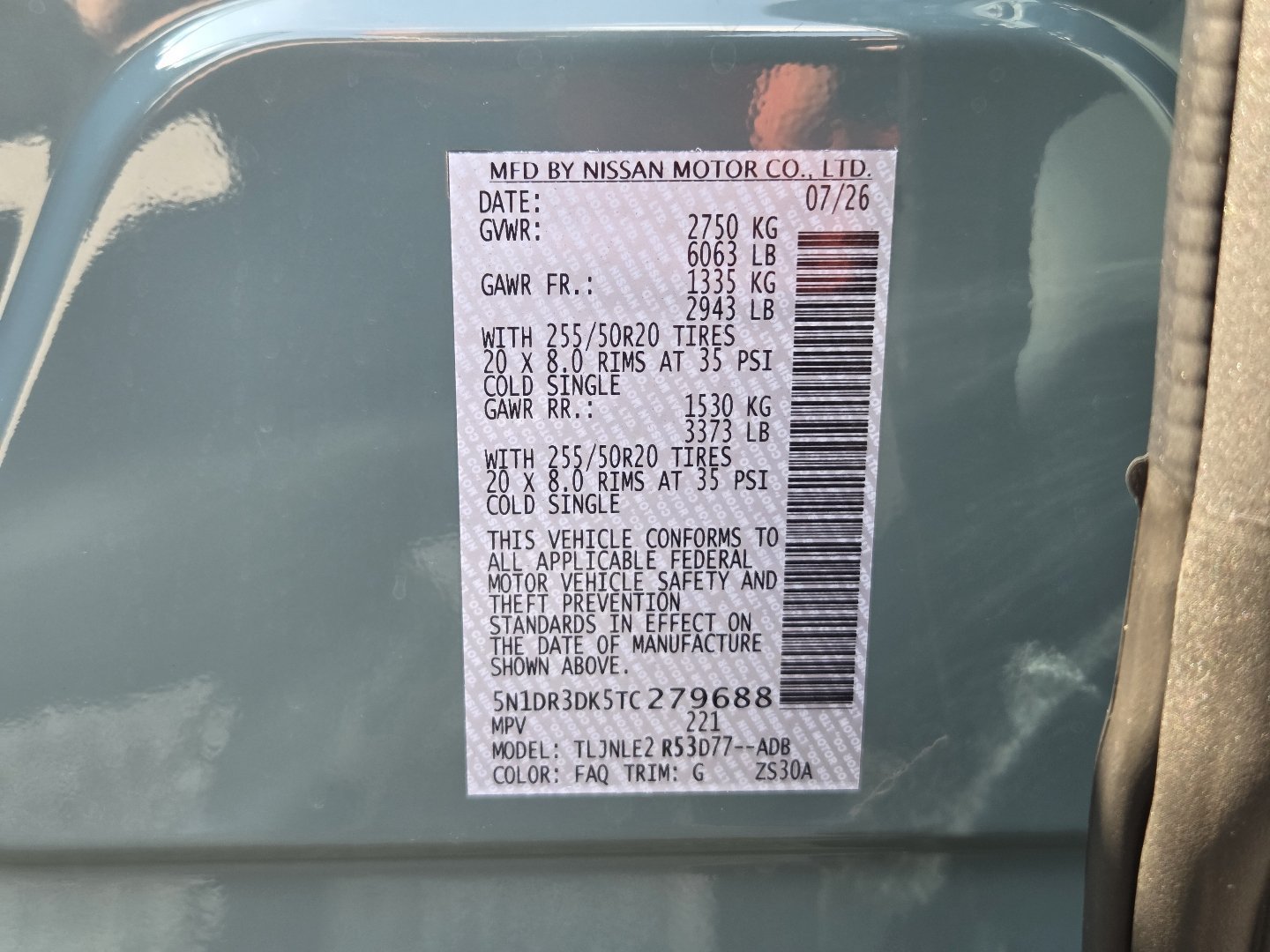 New 2026 Nissan Pathfinder Platinum AWD/4WD image 30