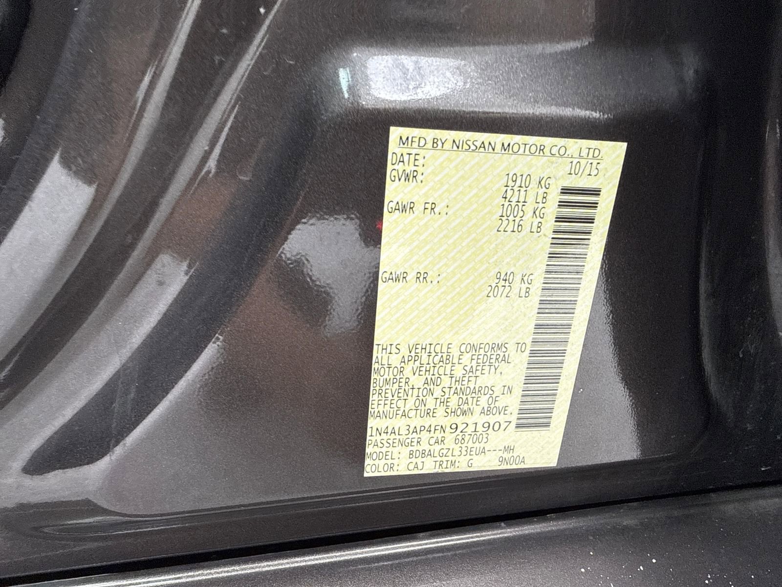 Used 2015 Nissan Altima 2.5 S w/ Special Edition Package image 49