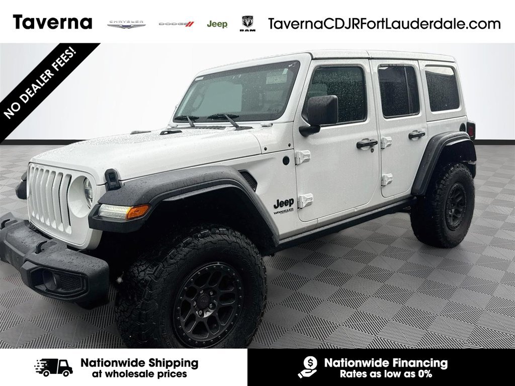 Certified 2022 Jeep Wrangler Unlimited Sport AWD/4WD image 1