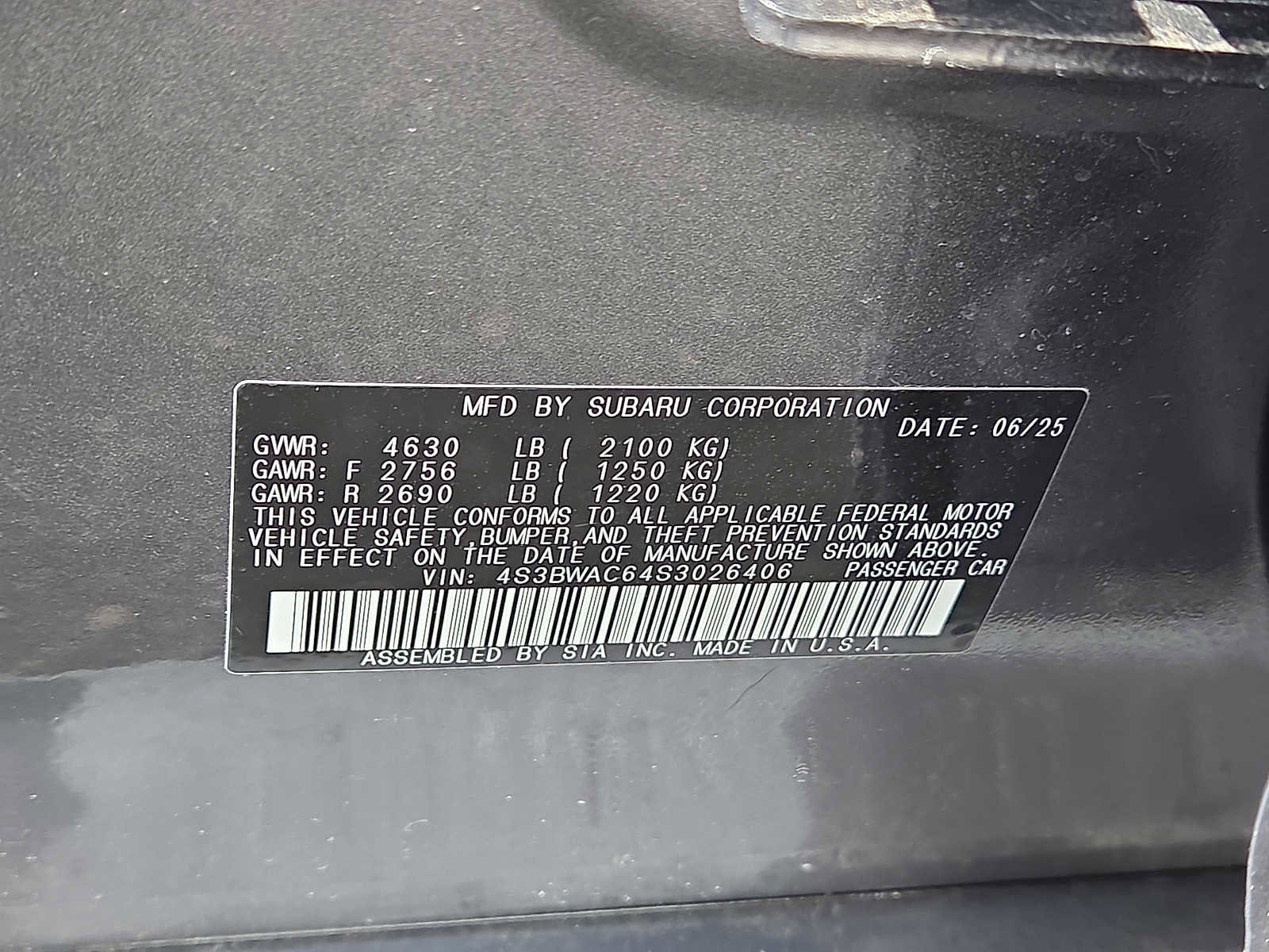 Certified 2025 Subaru Legacy Premium image 24