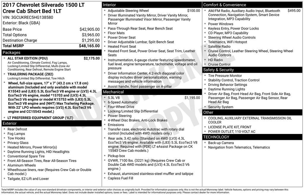 Used 2017 Chevrolet Silverado 1500 LT w/ All Star Edition image 27