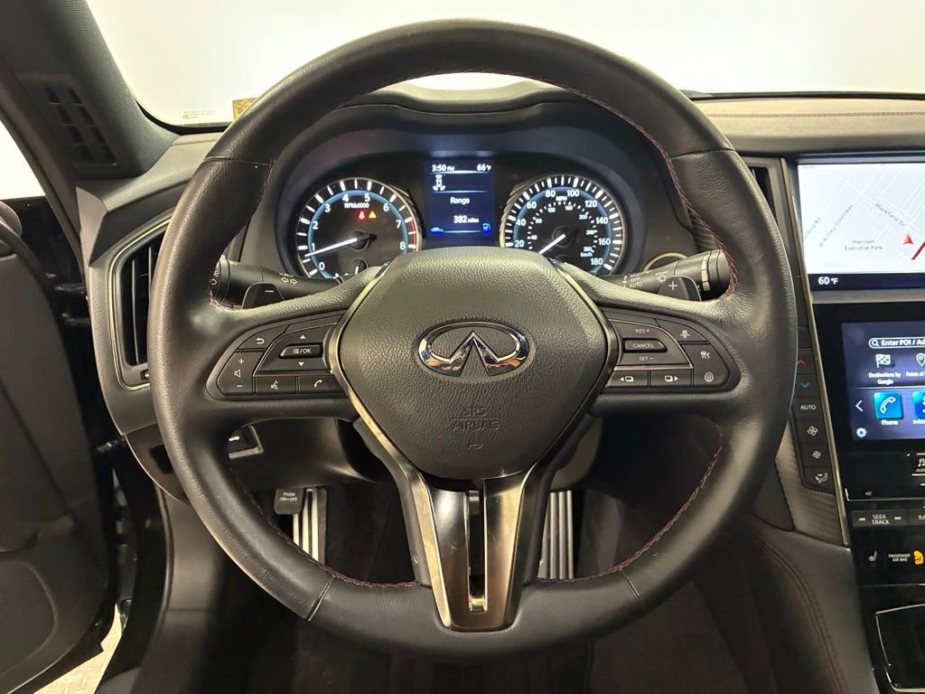 Used 2024 INFINITI Q50 Red Sport 400 w/ Black Opal Edition RWD image 21
