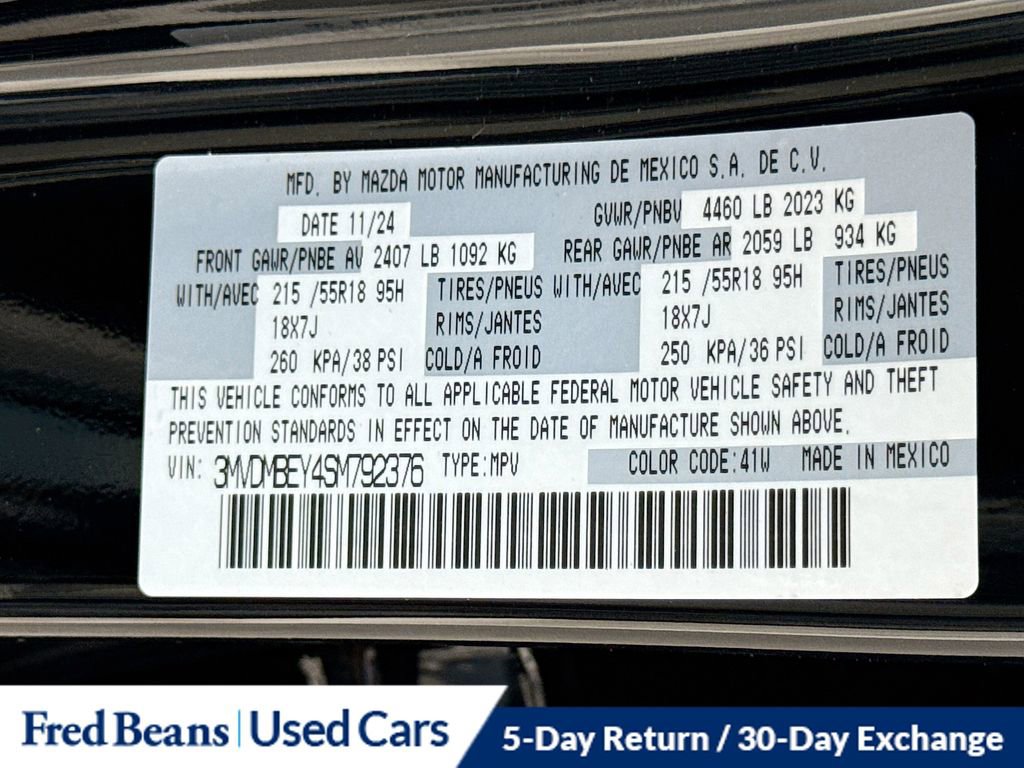 Certified 2025 MAZDA CX-30 AWD 2.5 S w/ Select Sport Pkg image 35
