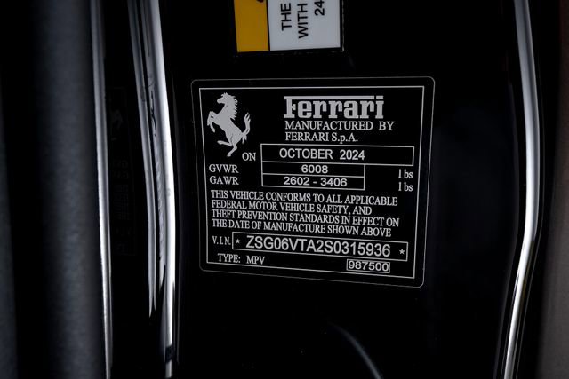 Certified 2025 Ferrari Purosangue AWD/4WD image 70