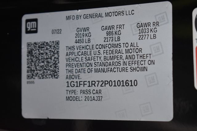 Certified 2023 Chevrolet Camaro LT w/ RS Package RWD image 35