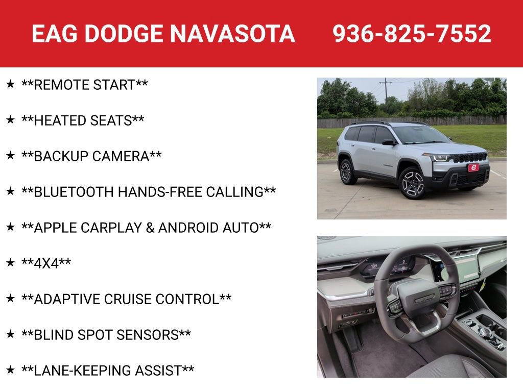 New 2026 Jeep Cherokee Laredo AWD/4WD image 4