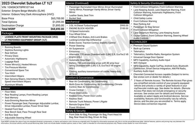 Used 2023 Chevrolet Suburban LT image 39