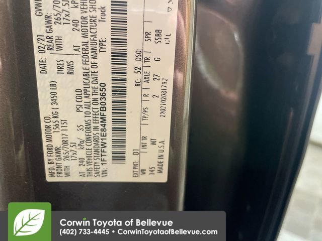 Used 2021 Ford F150 XLT w/ Equipment Group 301A Mid image 26