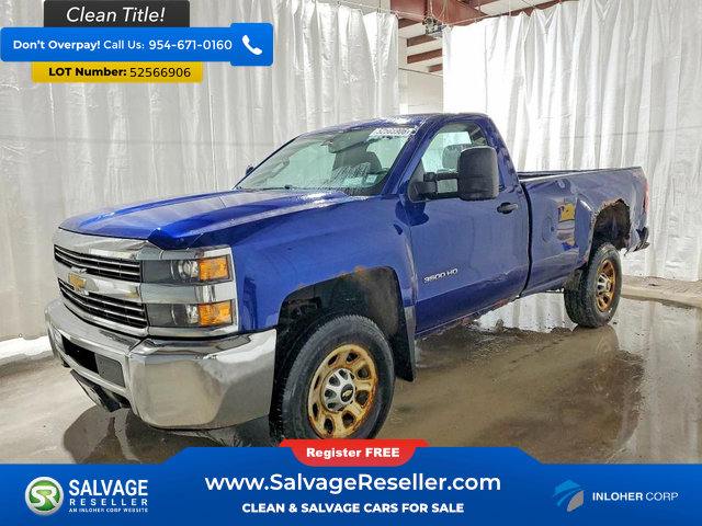 Used 2015 Chevrolet Silverado 3500 W/T w/ WT Fleet Convenience Package AWD/4WD image 1