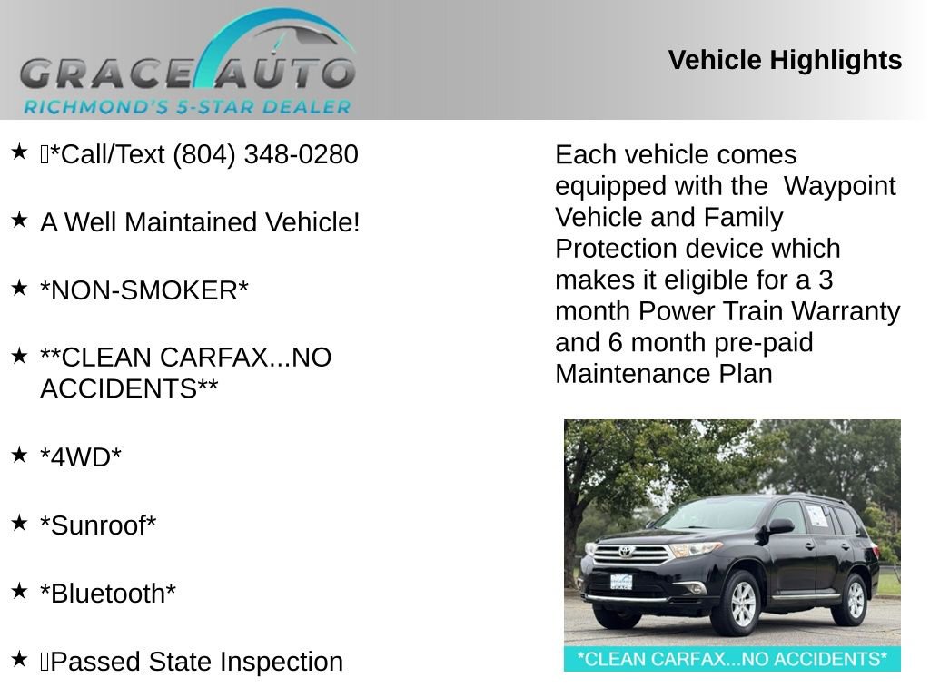 Used 2013 Toyota Highlander SE image 2