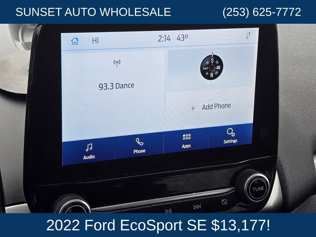 Used 2022 Ford EcoSport SE AWD/4WD image 34