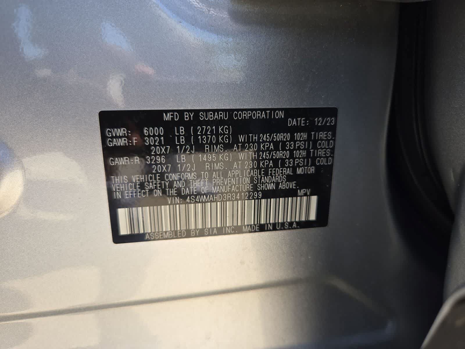 Used 2024 Subaru Ascent Onyx Edition AWD/4WD image 35