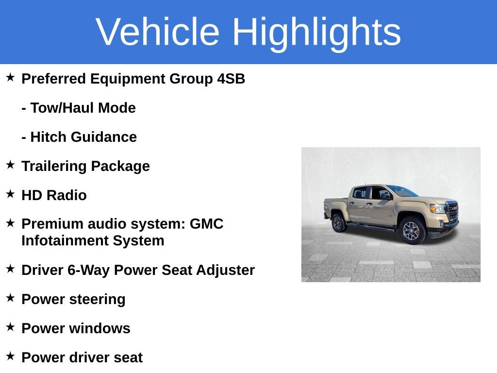 Certified 2022 GMC Canyon AT4 w/ Trailering Package image 5