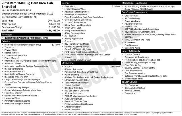 Used 2023 RAM 1500 Big Horn image 3