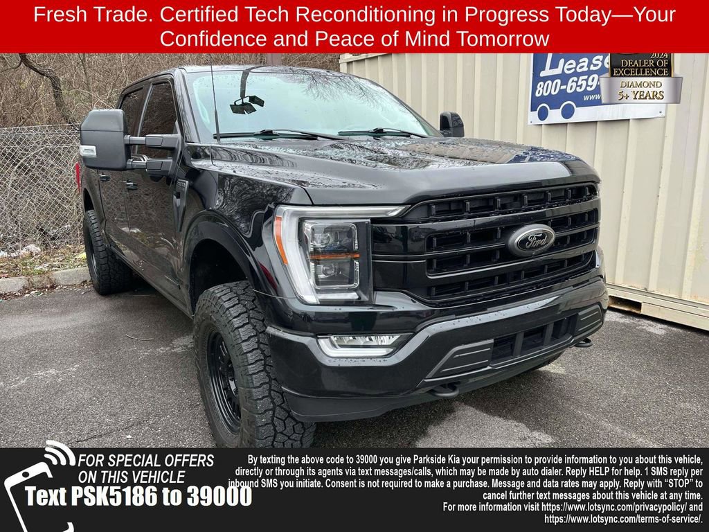 Used 2021 Ford F150 Lariat w/ Equipment Group 502A High image 1