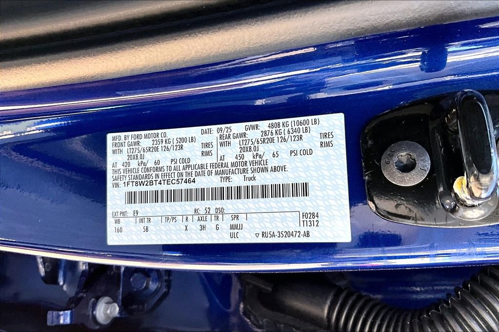 New 2026 Ford F250 Lariat w/ Black Appearance Package image 11