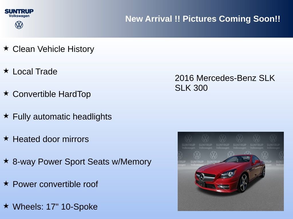 Used 2016 Mercedes-Benz SLK 300 image 5