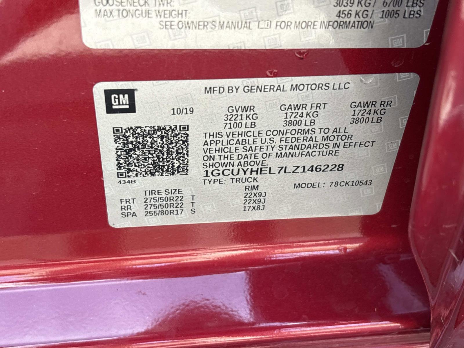 Used 2020 Chevrolet Silverado 1500 High Country w/ Technology Package image 37