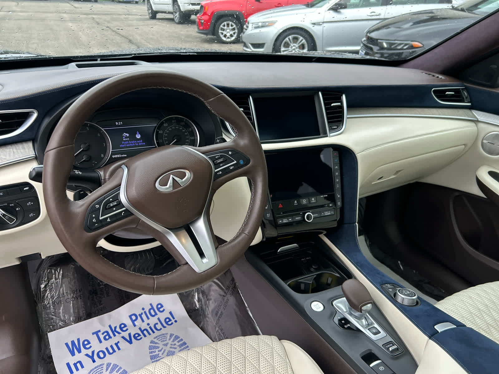 Used 2021 INFINITI QX50 Autograph w/ Premium White Leather Package AWD/4WD image 15