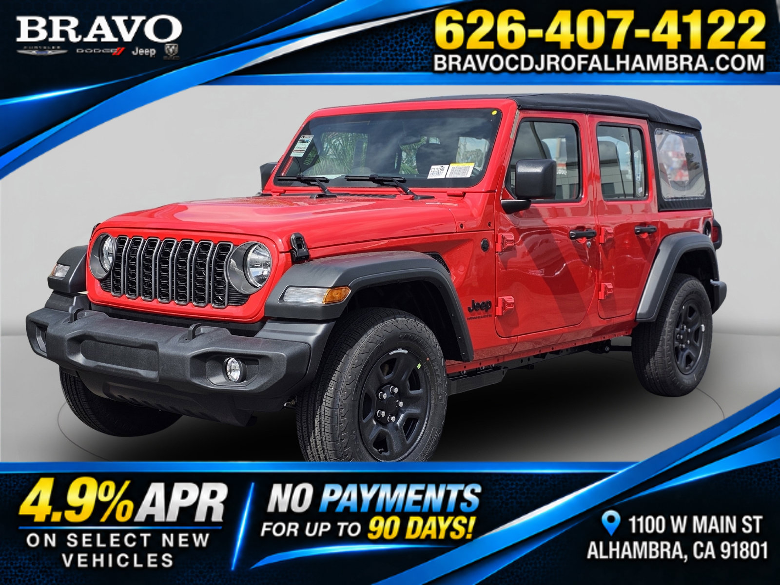 New 2026 Jeep Wrangler Unlimited Sport