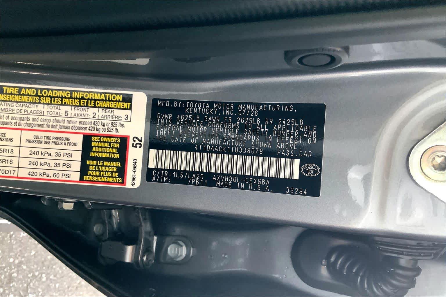 New 2026 Toyota Camry XLE FWD image 22