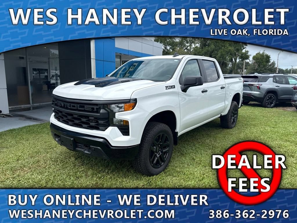 New 2026 Chevrolet Silverado 1500 Custom Trail Boss w/ Dark Appearance Package