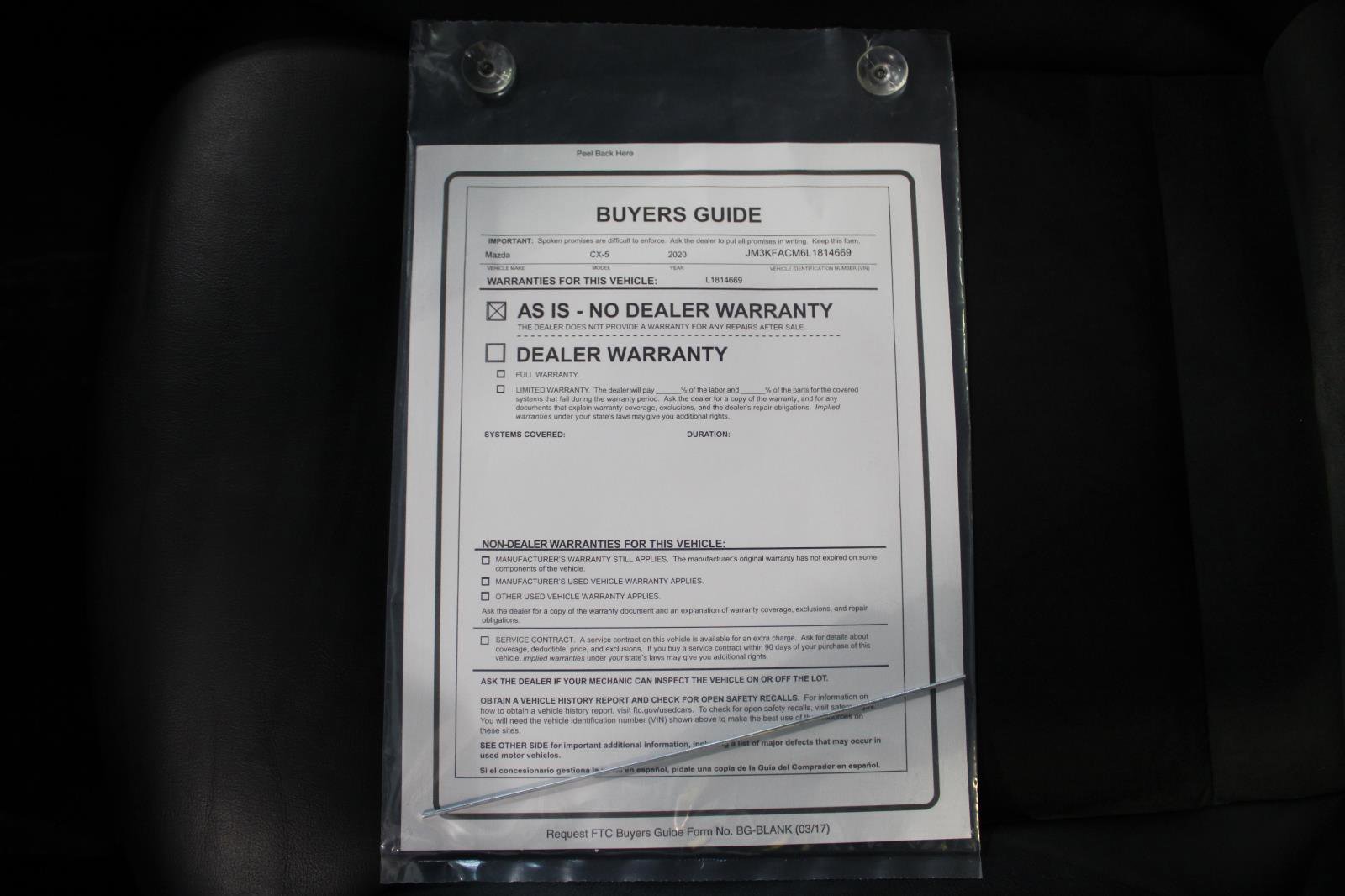 Used 2020 MAZDA CX-5 Touring image 45