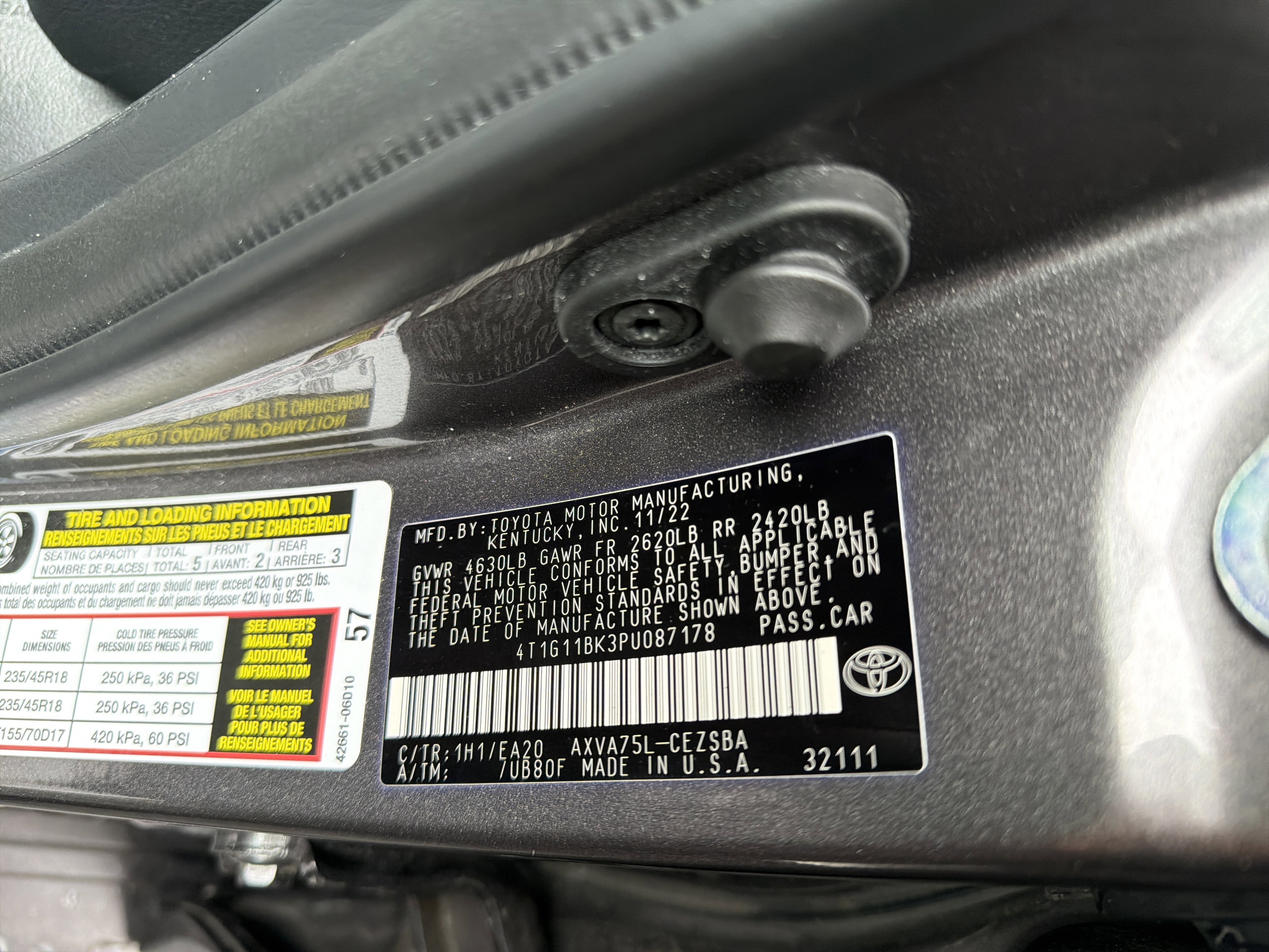 Used 2023 Toyota Camry SE w/ Cold Weather Package image 22