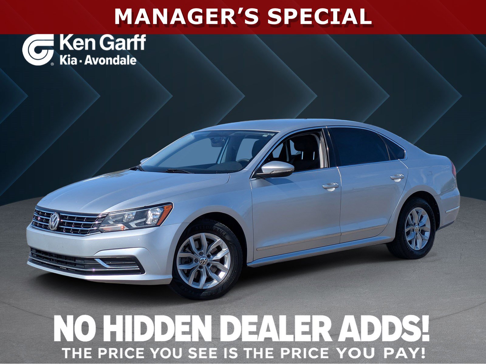 Used 2017 Volkswagen Passat 1.8T S FWD image 1