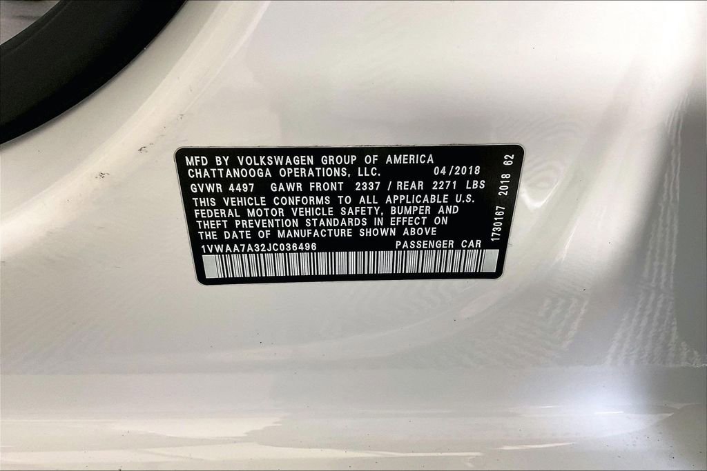 Used 2018 Volkswagen Passat 2.0T R-Line FWD image 43