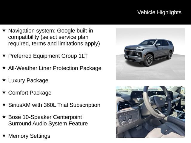 New 2026 Chevrolet Tahoe LT w/ Comfort Package AWD/4WD image 7