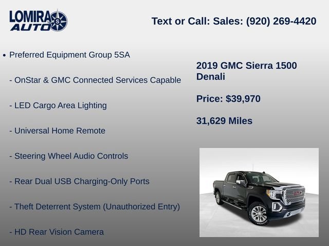 Used 2019 GMC Sierra 1500 Denali AWD/4WD image 39