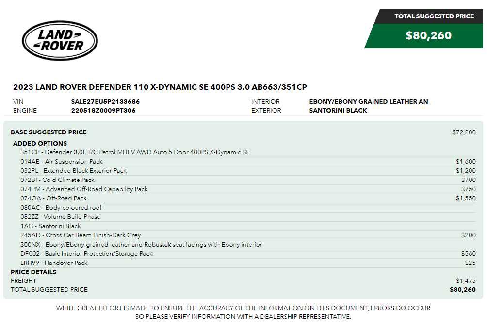 Used 2023 Land Rover Defender 110 X-Dynamic SE image 7