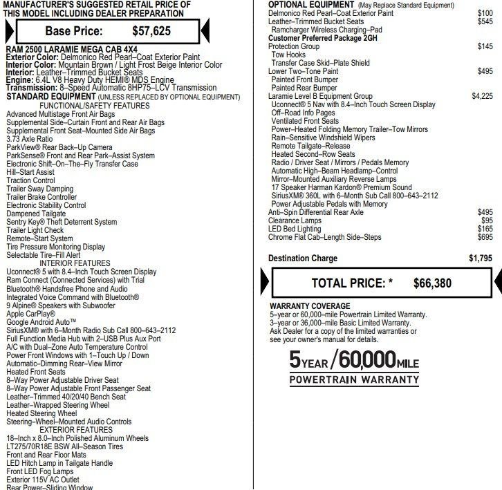 Used 2022 RAM 2500 Laramie image 3