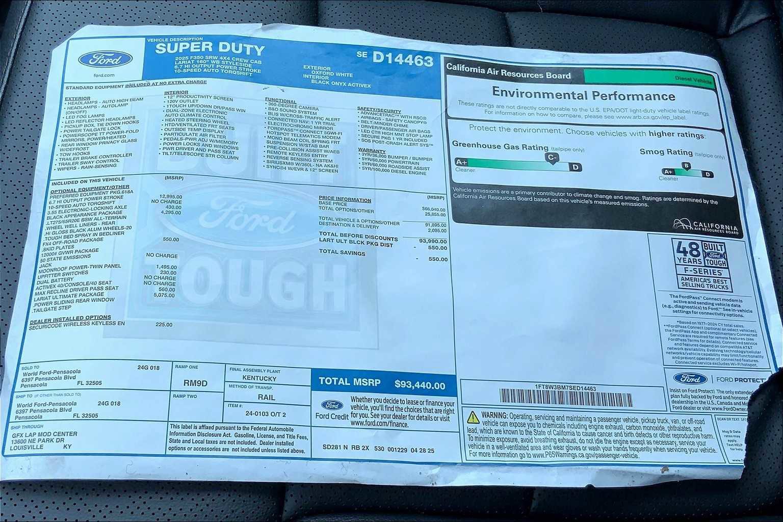 New 2025 Ford F350 Lariat w/ Lariat Ultimate Package image 17