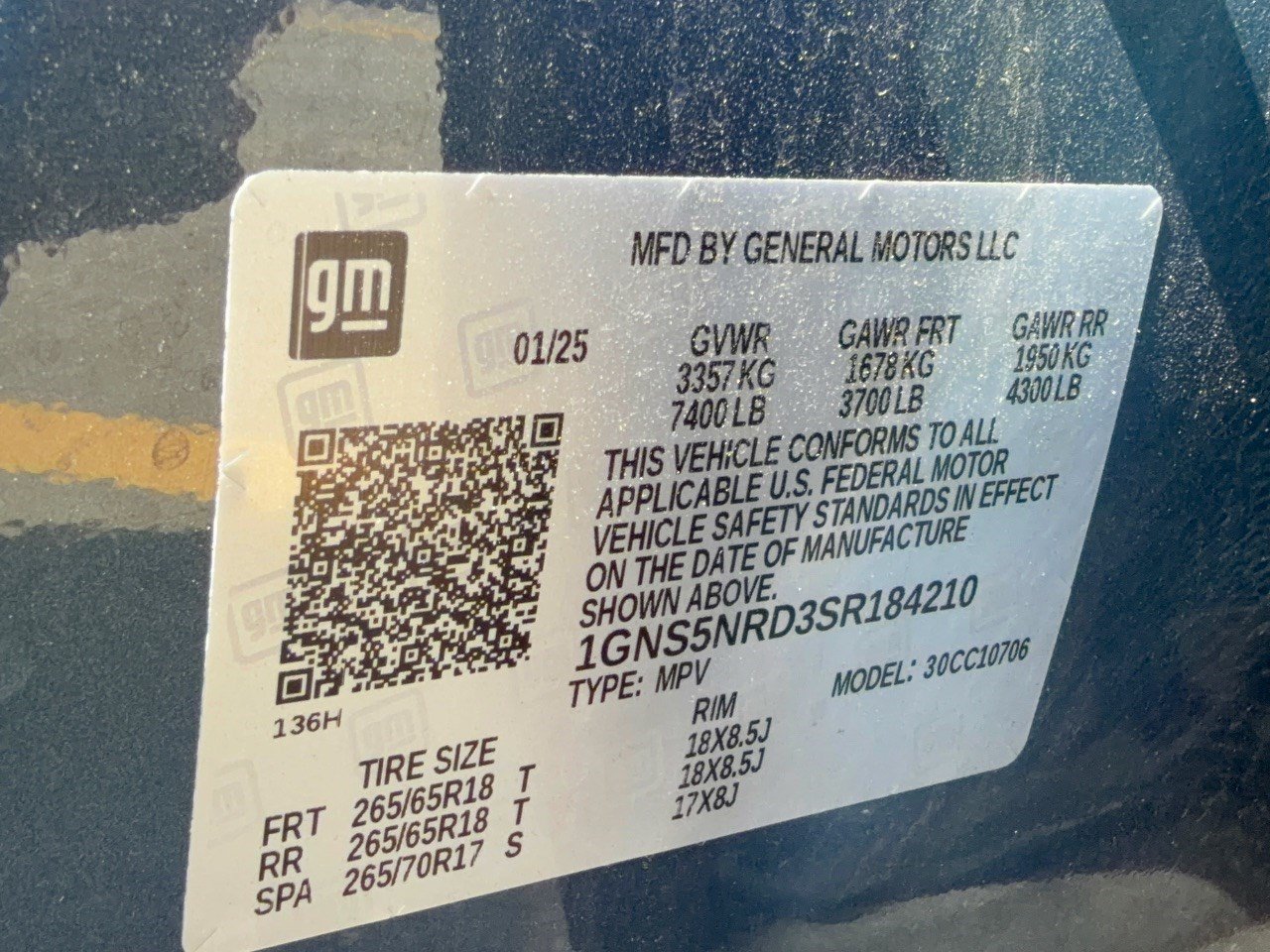 Used 2025 Chevrolet Tahoe LT RWD image 32