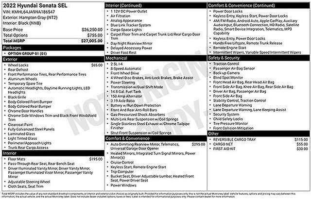 Used 2022 Hyundai Sonata SEL image 13