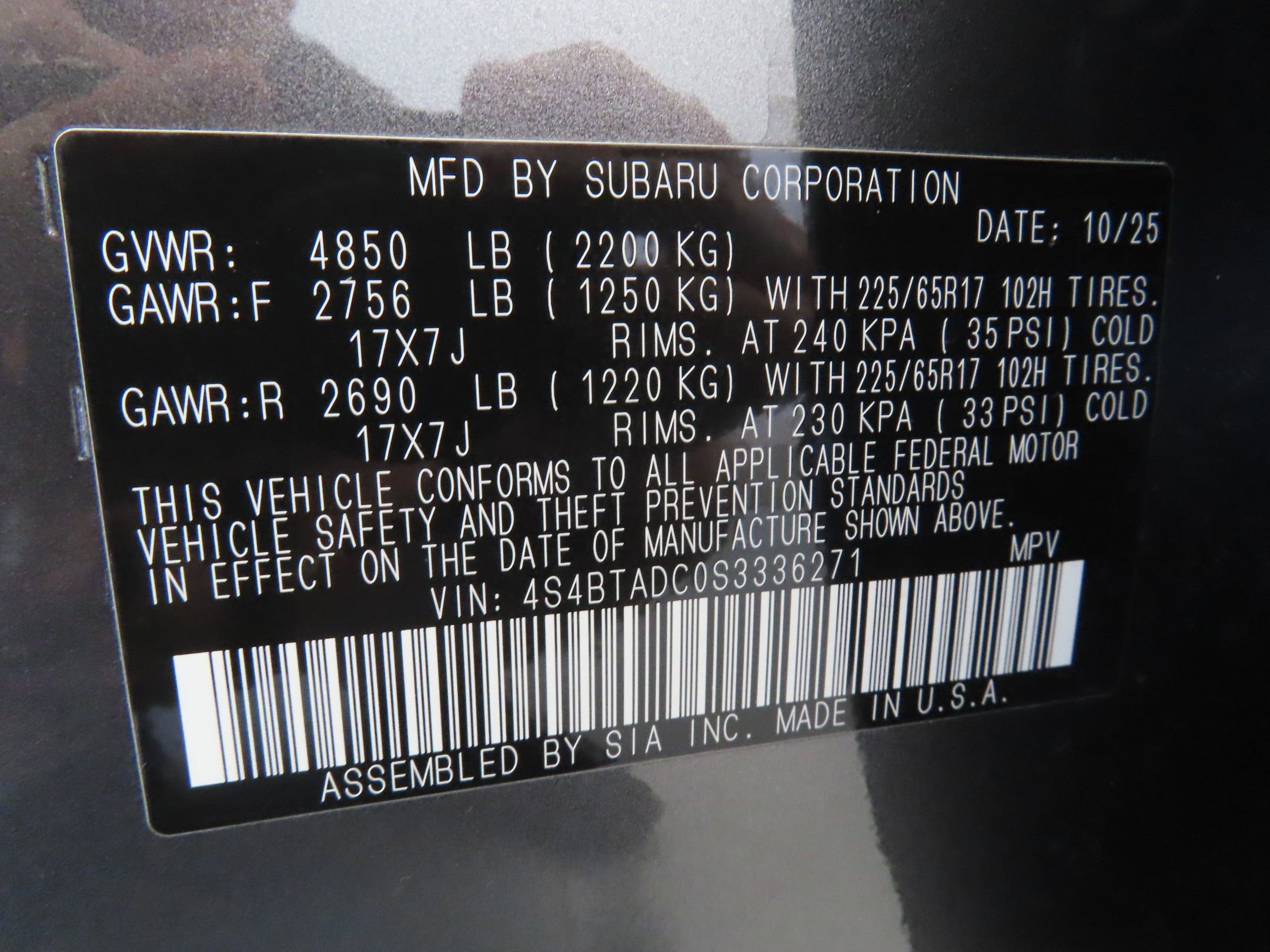 Used 2025 Subaru Outback Premium AWD/4WD image 29