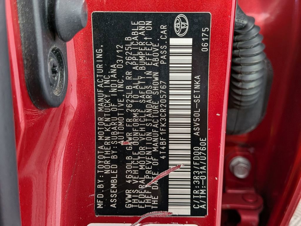 Used 2012 Toyota Camry LE FWD image 30