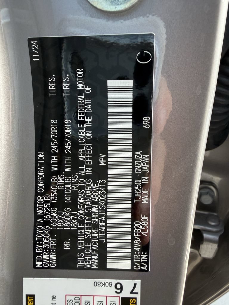 Used 2025 Toyota Land Cruiser 1958 AWD/4WD image 29