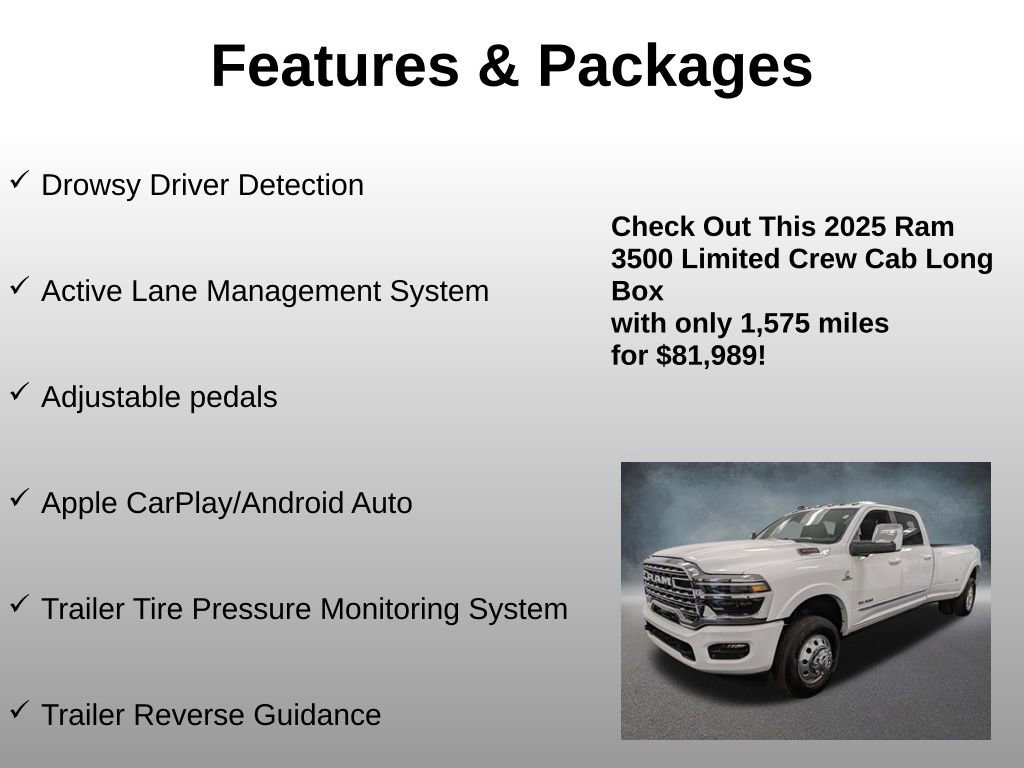 Used 2025 RAM 3500 Limited AWD/4WD image 13