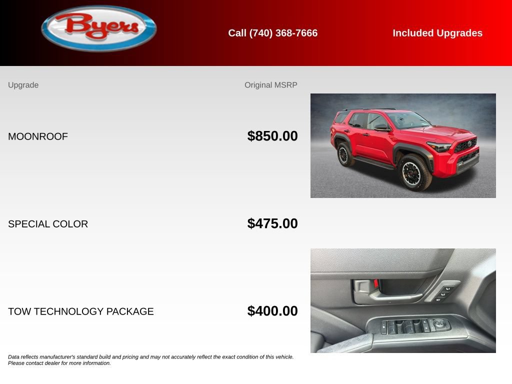Used 2025 Toyota 4Runner TRD Off-Road Premium w/ Tow Technology Package AWD/4WD image 5