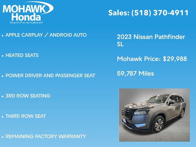 Used 2023 Nissan Pathfinder SL w/ Black Appearance Package image 14