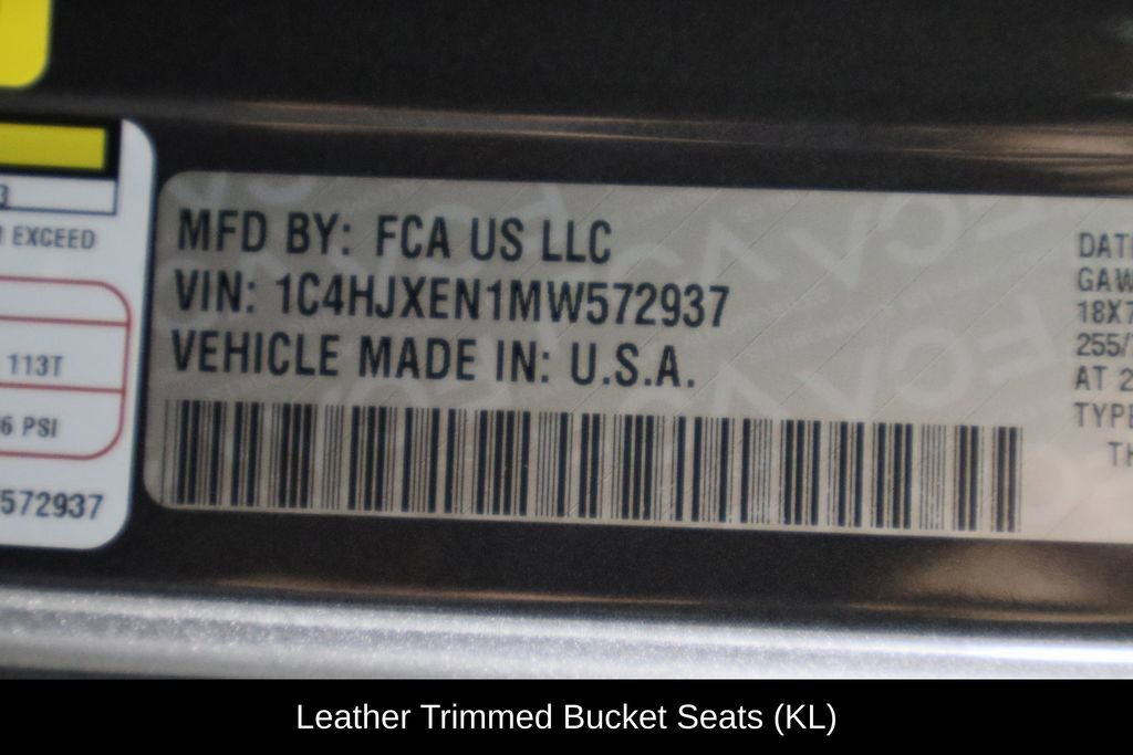 Used 2021 Jeep Wrangler Unlimited Sahara image 35