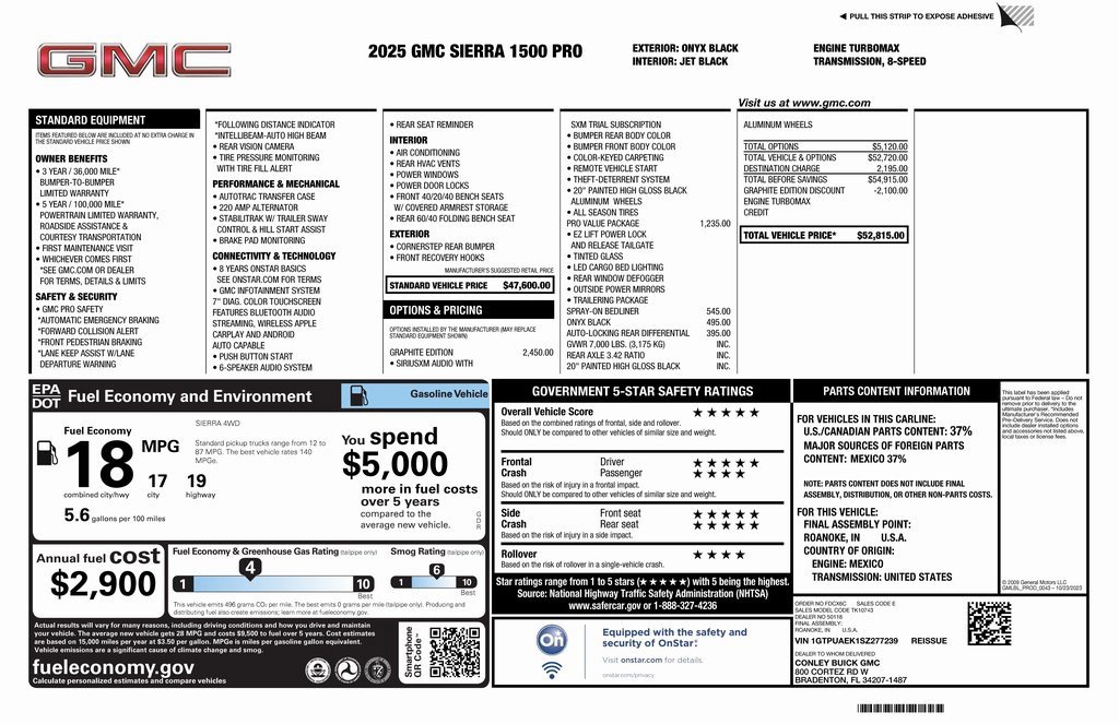 New 2025 GMC Sierra 1500 Pro w/ Graphite Edition image 4