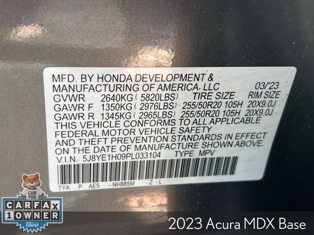 Used 2023 Acura MDX A-Spec image 30