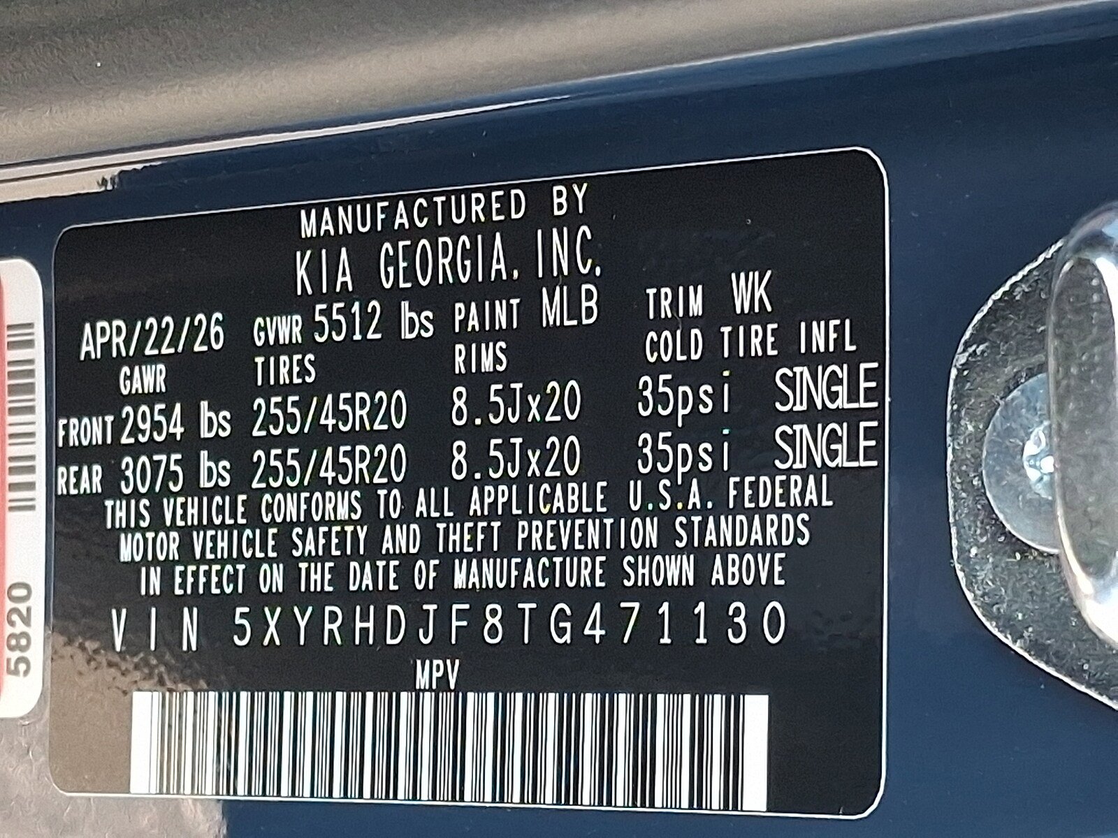 New 2026 Kia Sorento EX AWD/4WD image 19
