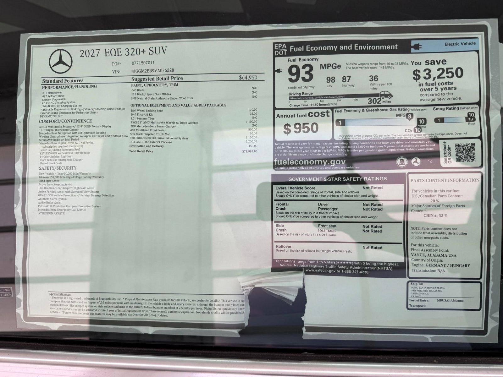 New 2027 Mercedes-Benz EQE 320+ SUV image 33