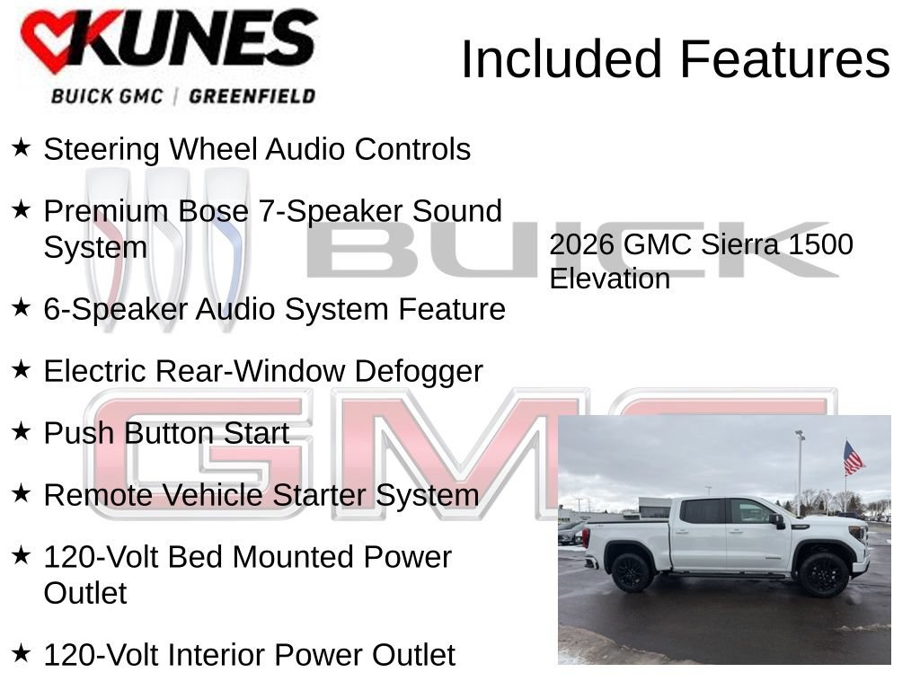 New 2026 GMC Sierra 1500 Elevation w/ Elevation Premium Package AWD/4WD image 4
