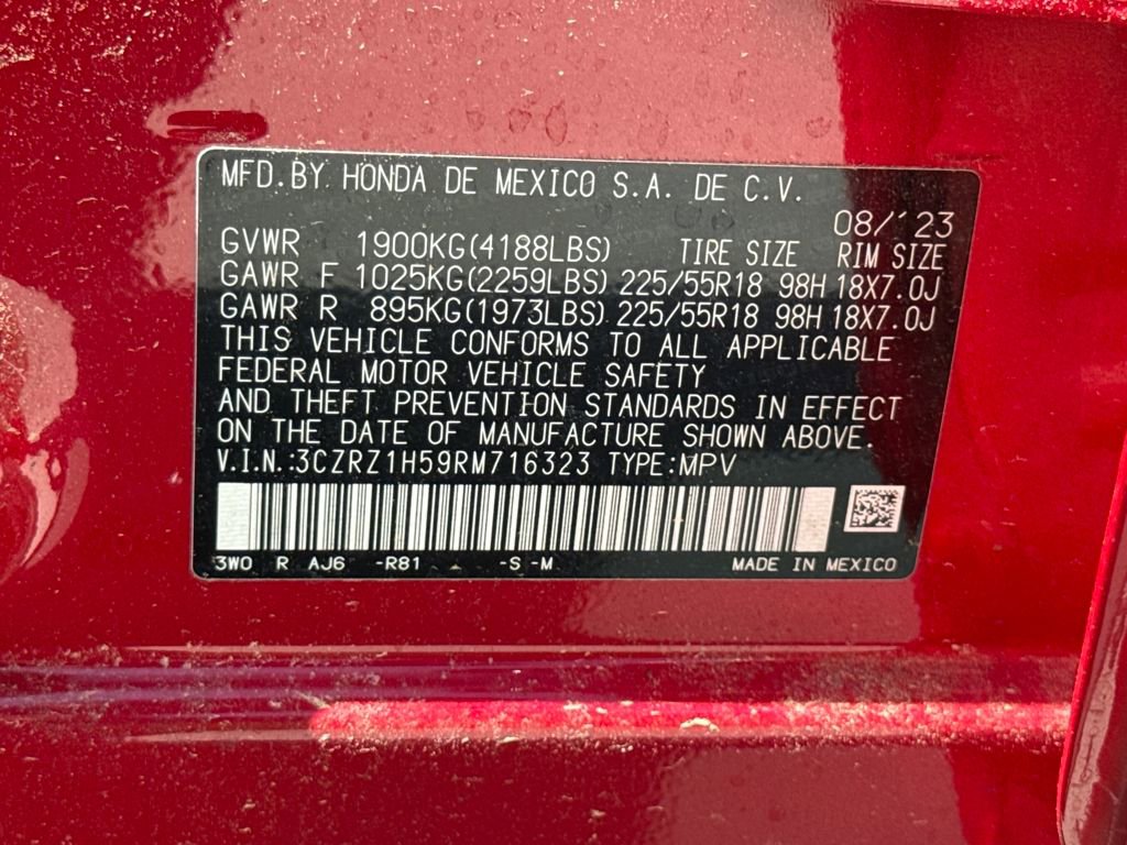 Certified 2024 Honda HR-V Sport image 33